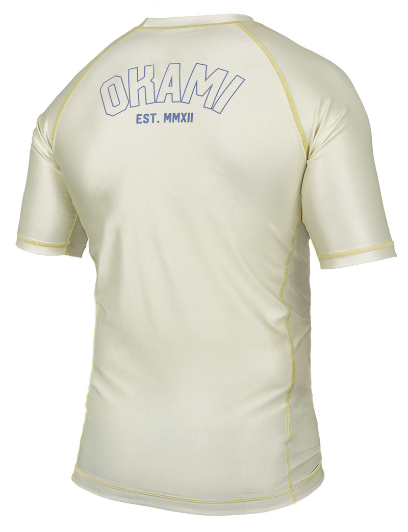 Okami LOGO rashguard -chardonay
